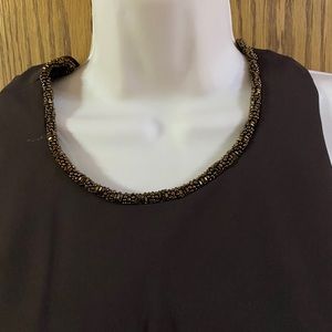 depeche mode dress brown column gown 10